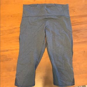 Lululemon crop grey leggings size 12